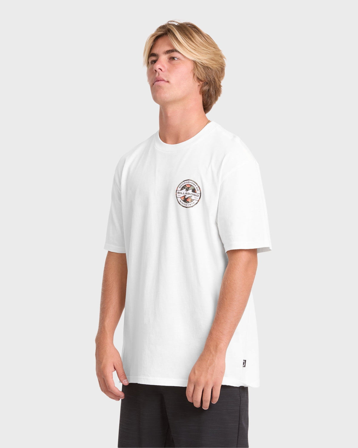 Hollow Premium Short Sleeve Knit T-Shirt - Off White