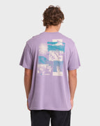 Montage Premium Short Sleeve Cotton T-Shirt - Purple Ash