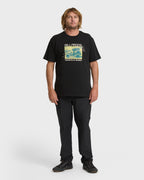 Stacked Adventure Division Premium Short Sleeve Knit T-Shirt - Black