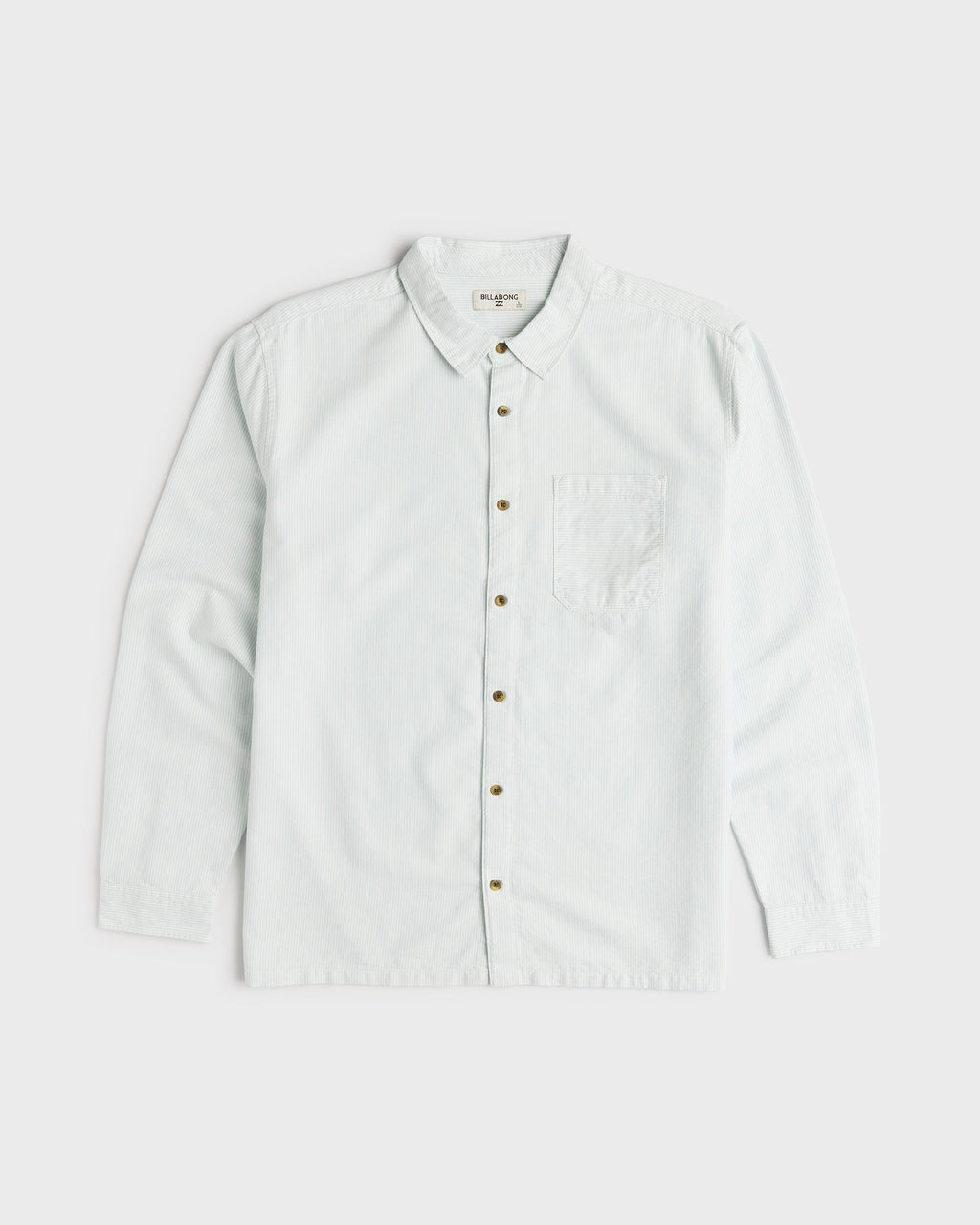 Garage Post Up Long Sleeve Oxford Shirt - Blue Smoke