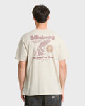 Single Fin Premium Short Sleeve Knit T-Shirt - Oatmeal
