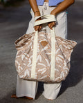Poppins Playa Zip Top Tote - Stone