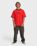 Immortal Tipper Short Sleeve Knit T-Shirt - Deep Red